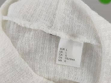 biale sukienki hm: H&M Basic, Bluzka damska, rozmiar L — 4