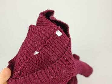 czerwona bluzka z dekoltem v: Bluzka damska, rozmiar S — 5