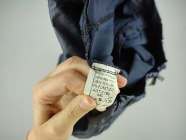 włoskie ubrania plus size: Material trousers for women, size 4XL — 5