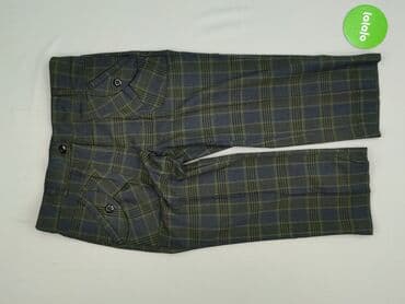 Women's Clothing: Savida, Material trousers for women, size L (EU 40) — 2