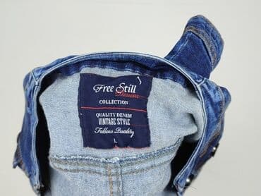 czerwona kurtka damska reserved: Denim, Kurtka jeansowa damska, rozmiar L — 4