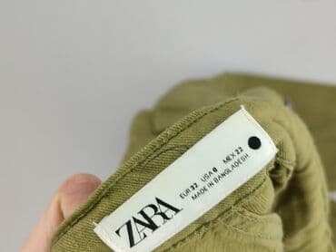 czerwone spodnie cargo: Zara, Spodnie cargo damskie, 2XS — 4