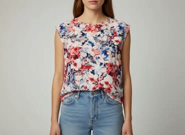 zalando bluzki z krótkim rękawem: Bluzka damska, rozmiar M — 1