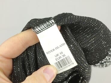 czarne bluzki z krótkim rękawem allegro: River Island, Women's blouse, size S (EU 36) — 4