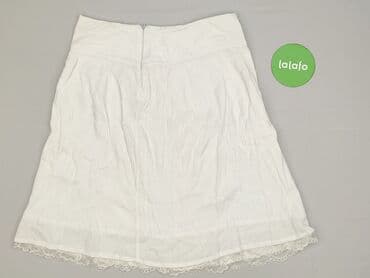 biała spódnice plisowane midi: Women`s skirt, size S — 4