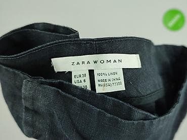trampki 41: Zara, Spodnie materiałowe damskie, rozmiar M — 4