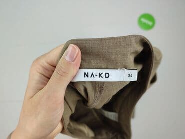 Spodnie materiałowe: NA-KD, Spodnie materiałowe damskie, rozmiar XS — 4
