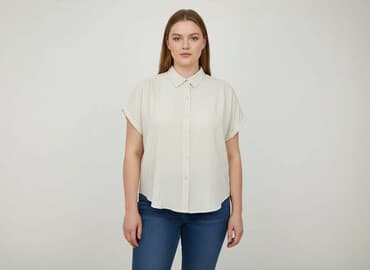 bawełniane bluzki z krótkim rękawem: Bluzka damska, rozmiar 3XL — 1