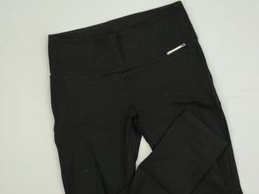 czarne legginsy sportowe z wysokim stanem: Legginsy Sportowe damskie, rozmiar L — 1