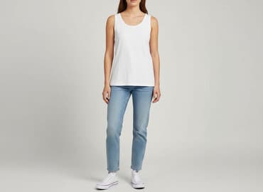 koszulki bez rękawów damskie samsoe samsoe: T-shirt damski, rozmiar S — 5