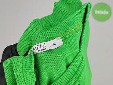 mesh top: MEGI, Top damski, rozmiar L — 8