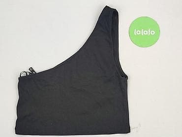 czarny top cropp: Sinsay, Top damski, rozmiar XL — 3