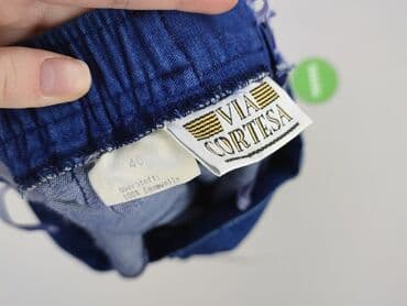 spódniczka dżinsowe z wysokim stanem: Via cortesa, Spódnica damska, rozmiar L — 4