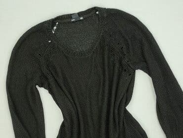 czarny sweter damski hm: H&M Basic, Sweter damski, M — 1