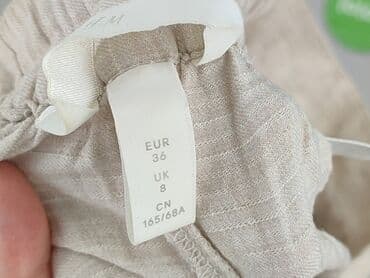 białe spodenki damskie hm: H&M, Szorty damskie, rozmiar S — 4