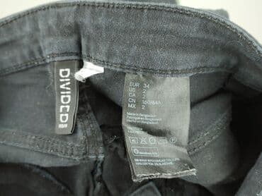 spodnie czarne cargo bershka: H&M Divided, Spodnie cargo damskie, rozmiar XS — 4