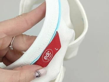 obcisłe koszulki: Edc by Esprit, T-shirt damski, L — 4