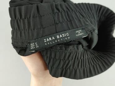 zara spodnie czarne szerokie: Zara, Spodnie 3/4 damskie, rozmiar M — 5
