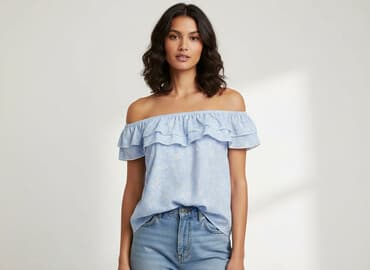 bluzki hiszpanki w kwiaty: Bluzka damska, rozmiar S — 5