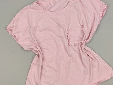 różowe t shirty oversize: T-shirt damski, rozmiar L — 1