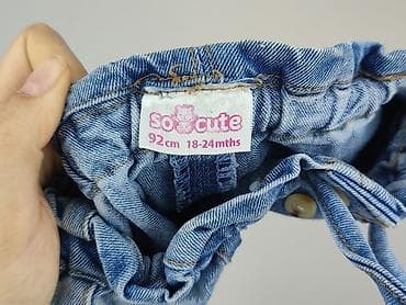 kubenz koszule: Spodnie jeansowe, So cute, 1.5-2 lat, 92, stan - Bardzo dobry — 4