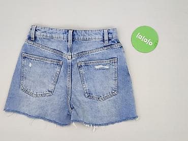 cropped jeans: Denim, Szorty damskie, rozmiar 2XS — 3