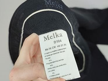 bergans: Męskie spodnie garniturowe Melka D104 – czarne - Krój: klasyczne — 4