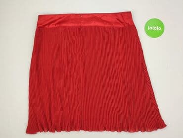 czerwone spódnice plisowane: Chic, Spódnica damska, rozmiar 4XL — 4