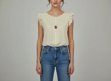 bluzka damska do spódnicy: Bluzka damska, rozmiar M — 1