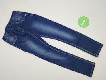 zwrot stroju kąpielowego hm: Spodnie jeansowe, 10 lat, 134/140, stan - Idealny — 2
