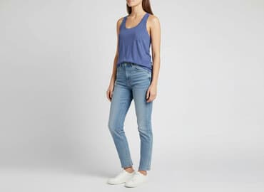 granatowa bluzka na ramiączkach: Diverse, Top damski, rozmiar S — 6