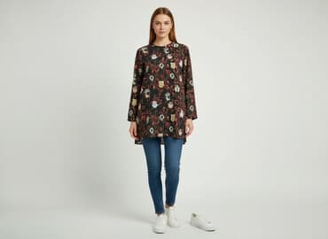 koszulki z sowami damskie: Tunika damska, rozmiar S — 1