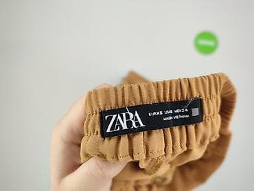 szerokie dresy: Zara, Spodnie materiałowe damskie, rozmiar XS — 4