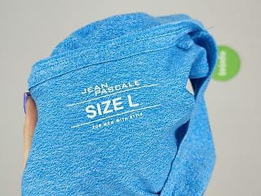 oversize t shirt basic: Jean Pascale, Podkoszulka dla mężczyzn, rozmiar L — 4