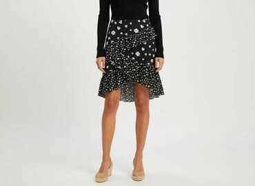 spódnice z krótszym przodem: H&M, Spódnica damska, rozmiar M — 6