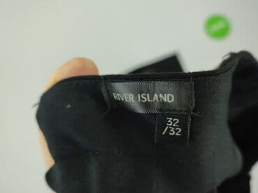 allegro marynarki: River Island, Spodnie materiałowe damskie, L — 4