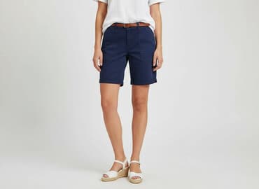 granatowe spodenki damskie: Janina, Szorty damskie, rozmiar S — 6