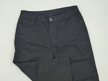 jeansy mom: Spodnie materiałowe damskie, rozmiar XL — 1