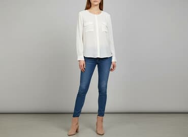 dluga biala koszula: Esmara, Koszula damska, rozmiar M — 8