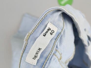 legginsy woskowane push up: Denim, Jeansy damskie, M — 4