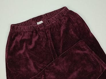 Spodnie damskie welurowe Linda Clifford - Kolor: głęboki