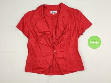 srebrne bolerko do sukienki: Marynarka damska, rozmiar XL — 2