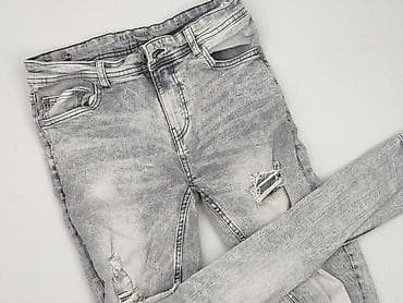 h m grey jeans: Skinny, Jeansy damskie, rozmiar S — 1
