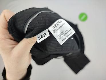 pull and bear dzwony: Męskie spodnie garniturowe Skopes Rhino TRS - Kolor: czarny - — 4