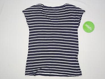 bluzki basic z dekoltem v: T-shirt damski, rozmiar L — 3