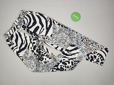 spodnie panterka pull and bear: Spodnie materiałowe damskie, rozmiar M — 2