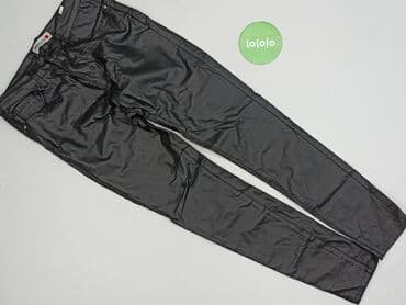 Women's Clothing: Obiettivo, Material trousers for women, size XL (EU 42) — 2