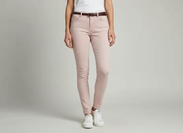 różowe jeansy damskie: Goodies, Jeansy damskie, rozmiar S — 7