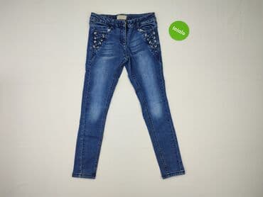 czerwone sukienki swiateczne: Jeans, Next, 10 years, 134/140, condition - Very good — 2