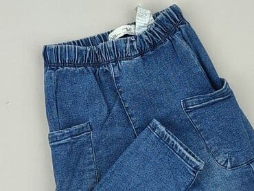 Jeansowe: Spodnie jeansowe, Zara, 1.5-2 lat, 92, stan - Idealny